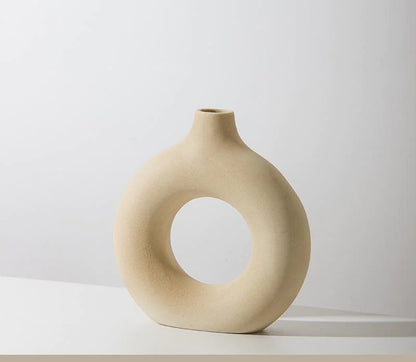 Runde Keramikvase