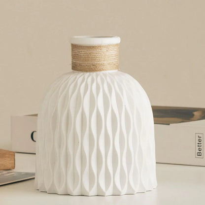 Gerippte Vase