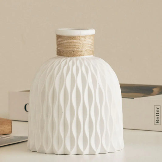 Gerippte Vase