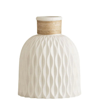 Gerippte Vase
