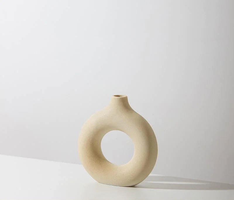 Runde Keramikvase