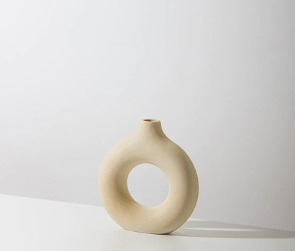 Runde Keramikvase