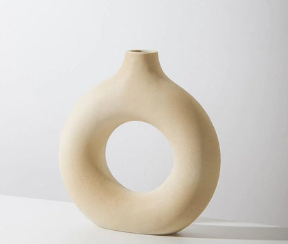 Runde Keramikvase
