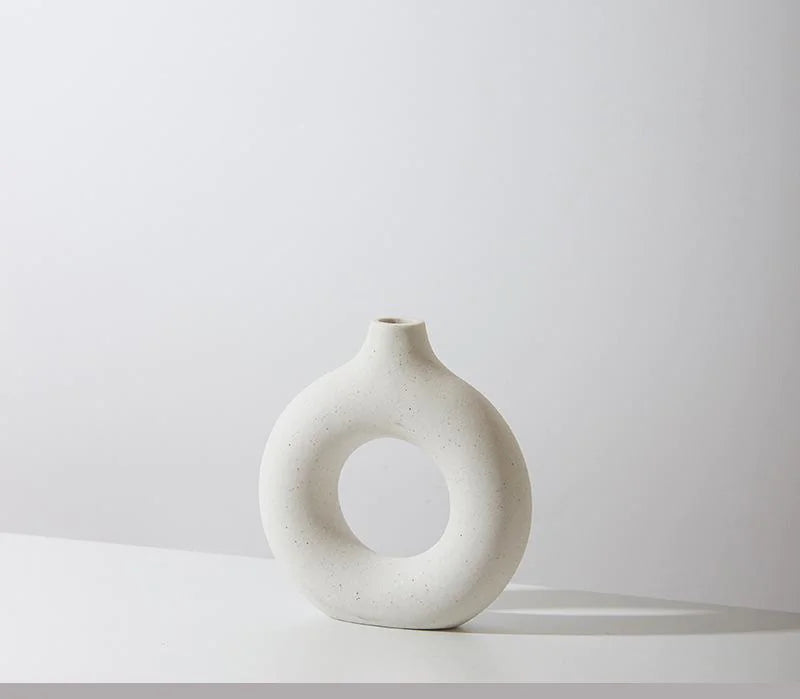 Runde Keramikvase